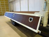 荷台内寸:375&times;208&times;38 三方開 左右セイコーラック ロープ穴4対 ユニック4段 2.6t吊りクレーン付