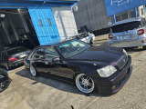 トヨタ クラウン アスリートV ターボ 平成12年 JZS171改 1JZ-GTE ターボエンジン 5速マニュアル載せ替え公認 デフ エアロ 深リムアルミ フェンダー加工 エアクリ 前置きインタークーラー 車高