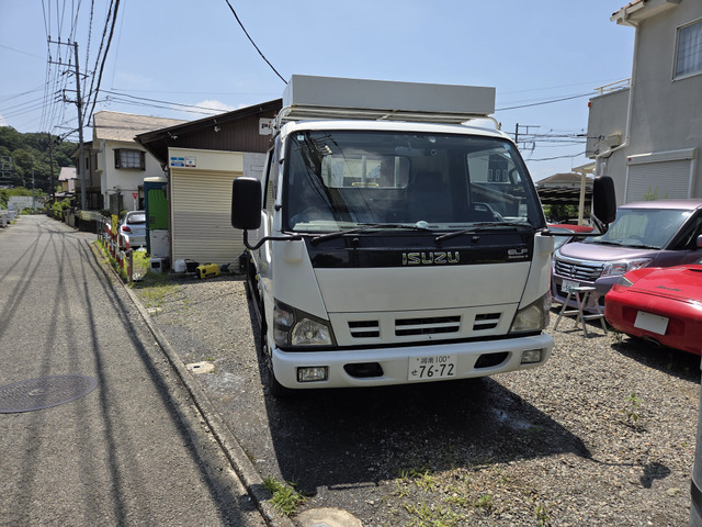 エルフ 4.8 ワイド 超ロング 高床 ディーゼル 年間使用距離少なくまだまだ頑張る