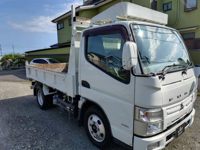 キャンター 3.0 強化ダンプ 全低床 ディーゼル 1オーナー 極東3Tダンプ ETC PW