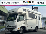 リチウムイオンバッテリー400Ahを搭載した高年式・低走行・先進安全装備を備えたWタイヤのカムロード!バンテック製【ジル 】ディーゼル4WD入庫しました☆