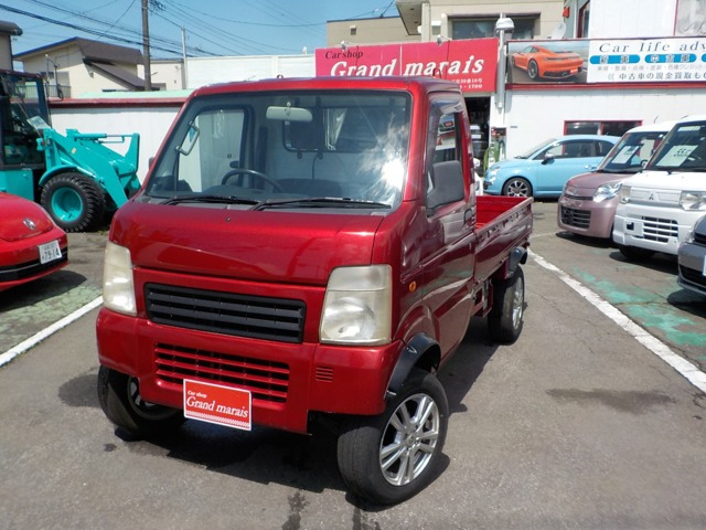 キャリイ KC エアコン パワステ 4WD 3方開 リフトアップ オーバーフェンダー