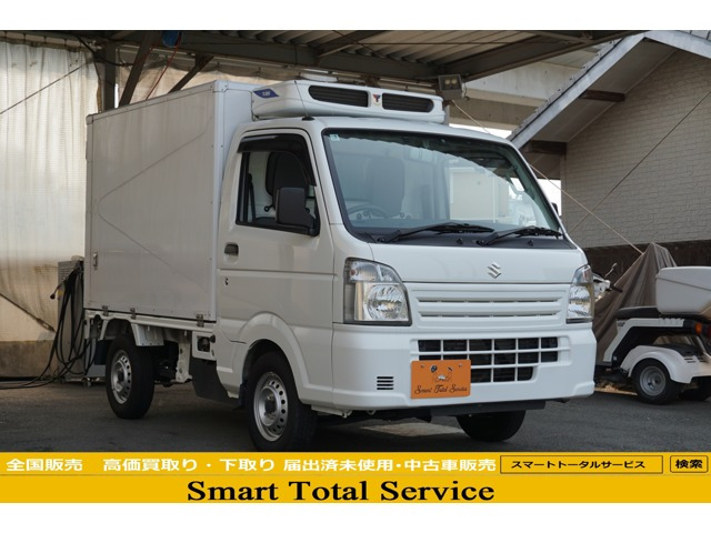 キャリイ 冷凍車 1WAY 助手席側スライドドア仕様 -25度設定 社外デジタルインナーミラー