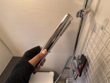 シャワーは温水も利用できます!