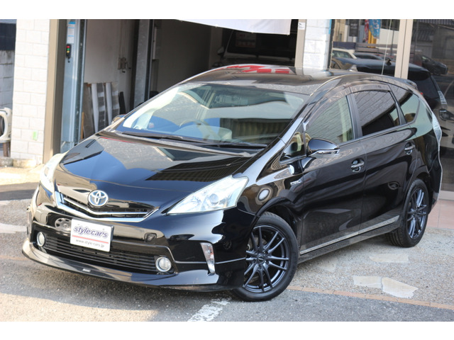 トヨタ プリウスα 1.8 S チューンブラック アルパイン1インチナビ