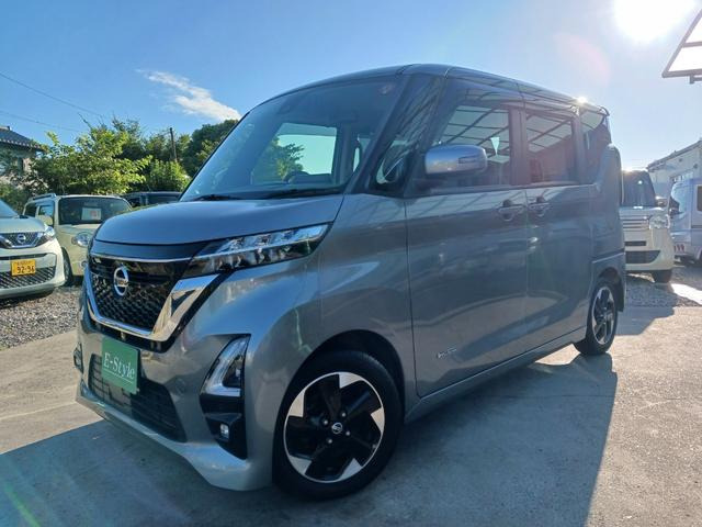 ルークス ハイウェイスターX プッシュスタート スマートキー 大型ナビ