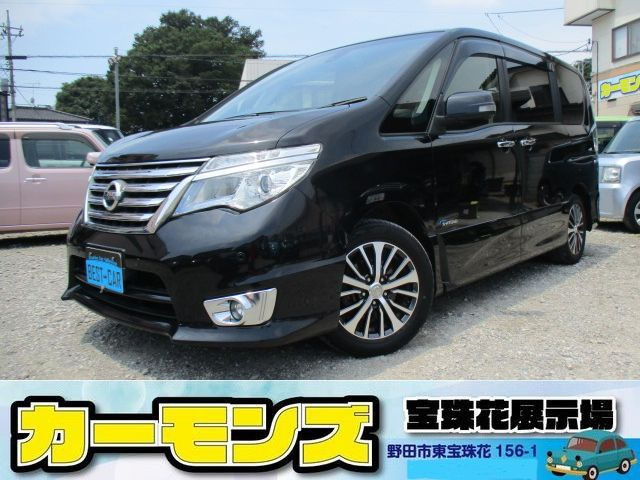 セレナ 2.0 ハイウェイスター Vセレクション+Safety II S-HYBRID エマブレ SDナビTV ...