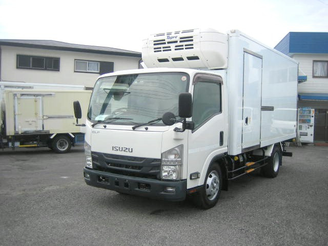 エルフ  ワイドロング低温冷凍車・2室2エバ