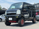 エブリイワゴン PZターボ 4WD リフトアップ momoステアリング