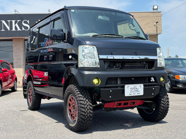 エブリイワゴン PZターボ 4WD リフトアップ momoステアリング