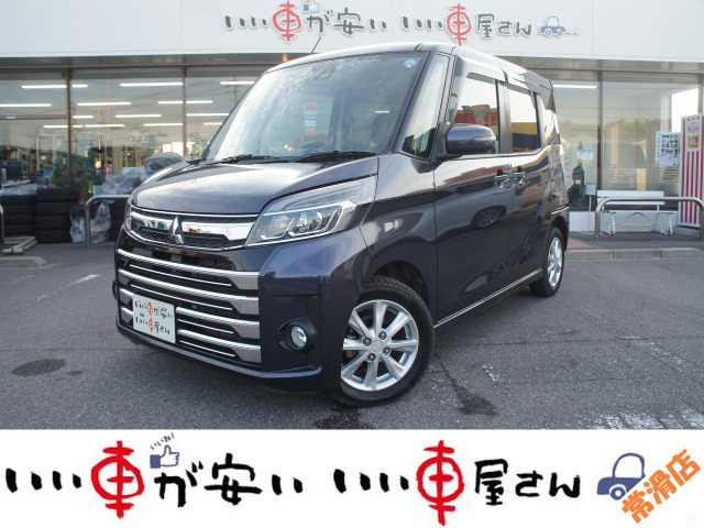 eKスペースカスタム G セーフティ パッケージ ☆禁煙☆ナビ☆アラビュー☆電スラ☆ETC