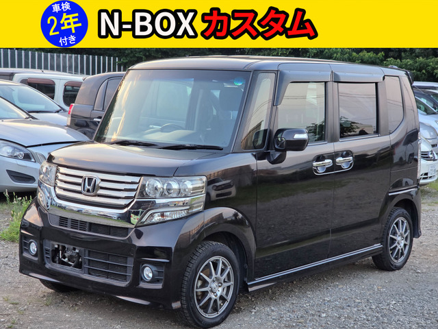 N-BOXカスタム G Lパッケージ 禁煙車 バックカメラ ナビ テレビ プッ