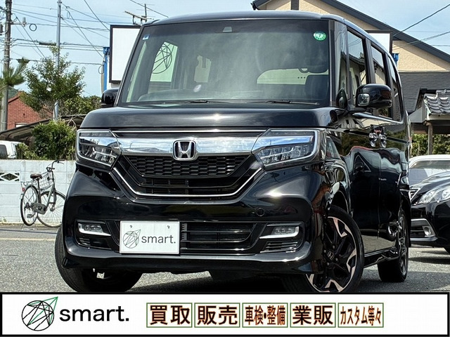N-BOXカスタム G L ターボ ホンダセンシング ターボ/衝突軽減/両電スラ/純正ナビ