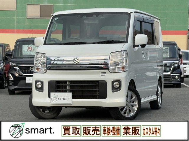 エブリイワゴン PZターボ 4WD 電スラ/SDナビ/Bカメ/BT/ETC