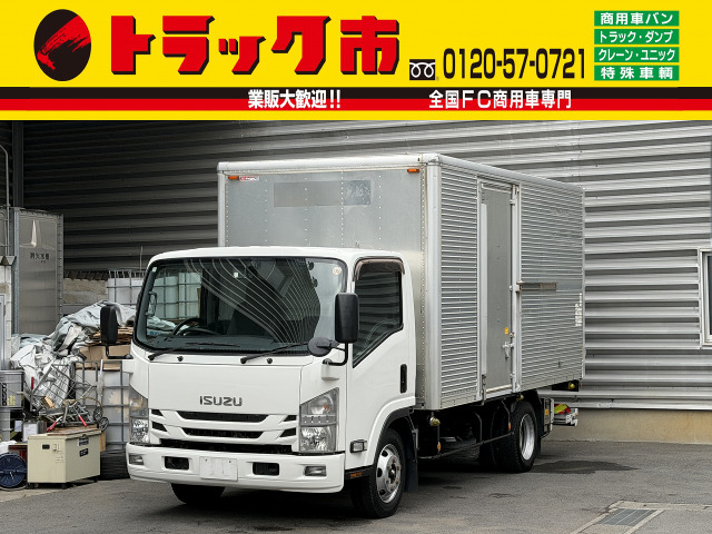 エルフ  3.5t積・アルミバン・AT・格納ゲート