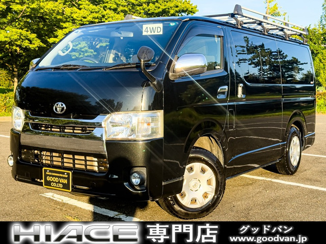 ハイエースバン 3.0 スーパーGL ロング ディーゼル 4WD ナビTV ETC 5ドア AT キャリア