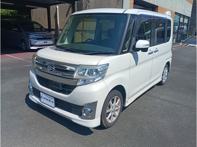 タントカスタム X SA 純正8インチナビ・Rカメラ、左PSD