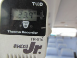 外気温36度 室内吹き出し口付近