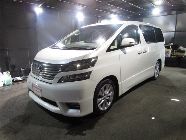 ヴェルファイア 2.4 Z フリップダウンモニター 両側パワスラ