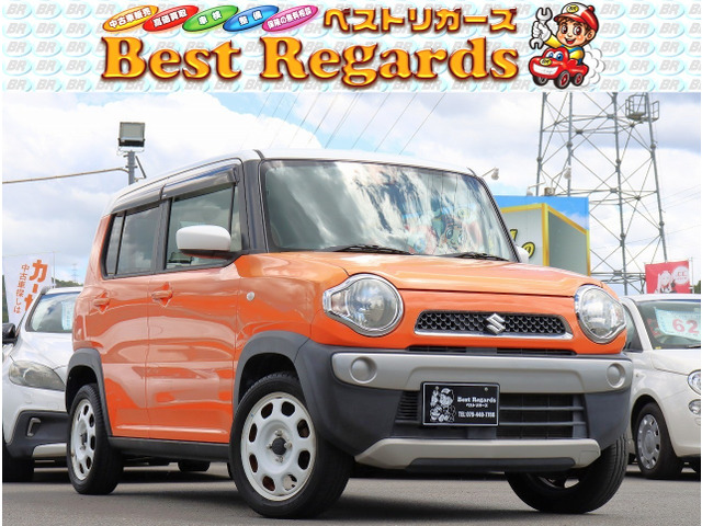 ハスラー G ターボ 車検整備付 9.8Mキロ 社外ナビ