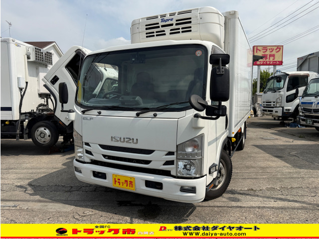エルフ 冷蔵冷凍車 格納ゲート付きワイドロング冷凍車