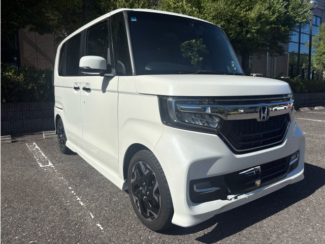 N-BOXカスタム G EX ターボ ホンダセンシング 車検R10年 前後ドラレコ