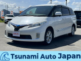 【中古車情報】トヨタ エスティマハイブリッド 2.4 G 4WD レーダークルーズ/フリップダウン/TV の中古車詳細（走行距離：15万km、カラー：ホワイトパールクリスタルシャイン、販売地域：奈良県北葛城郡広陵町安部）