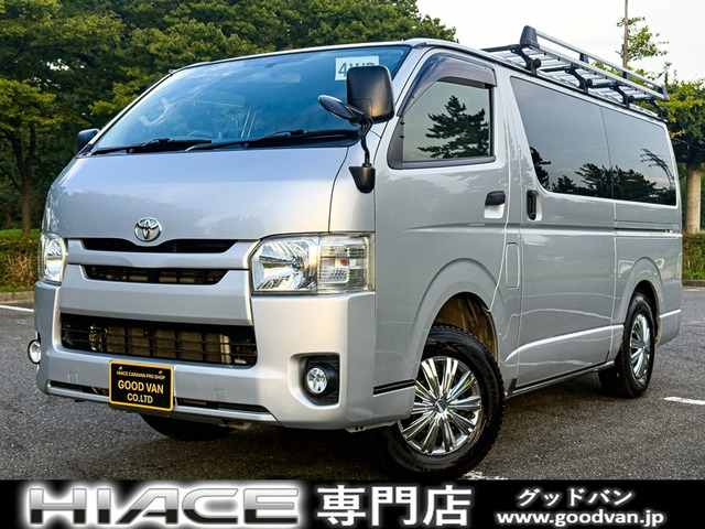 ハイエースバン 3.0 DX ロング ディーゼル 4WD 5ドア AT ルーフキャリア ナビ