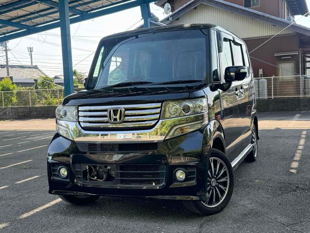 N-BOXカスタム G ターボ パッケージ 4WD バックカメラ 両側電動スライドドア ナビ