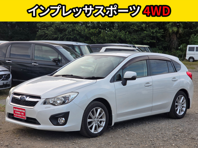 インプレッサスポーツ 2.0 i アイサイト 4WD 4WD 記録簿 禁煙車 パドルシフト ア