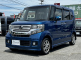 N-BOXカスタム G Lパッケージ 4WD 電スラ/社外ナビ/AUX/バックカメラ