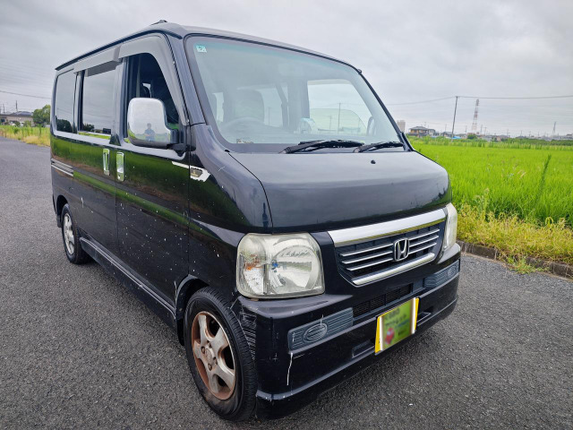 バモス L ターボ ローダウン 4WD H27年最終型ターボ★車検付★爆安車両