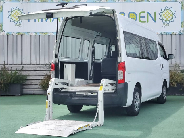 NV350キャラバン 2.5 DX スーパーロング ハイルーフ WAKO電動昇降機(400kg)/低床