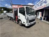 エルフ  ワイド超ロング 3段Rクレーン車
