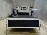 荷台内寸:310&times;162&times;36 三方開 床板二重張り 床埋め込みフック3対 リアアオリチェーン2個 鳥居左右LED作業灯2個