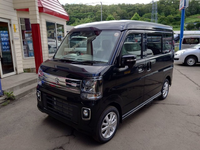 エブリイワゴン PZターボスペシャル ハイルーフ 4WD 届出済未使用車 両側電動スライ...