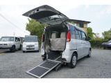 スペーシア X ウィズ 車いす移動車 リアシート付 スローパー ワンオーナー