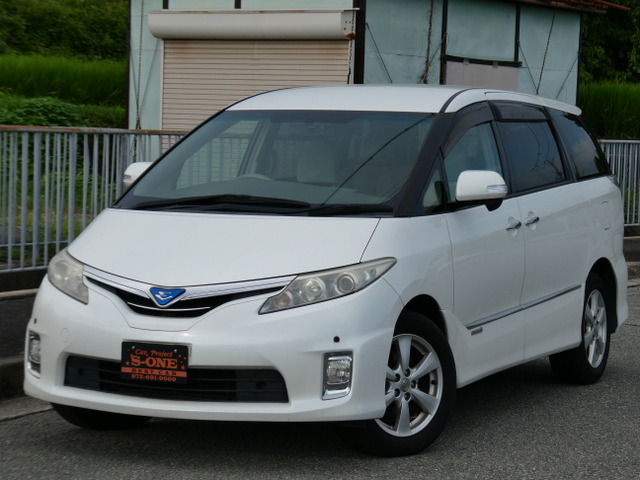 エスティマハイブリッド 2.4 X 4WD パワースライド/クルコン/Bカメラ/