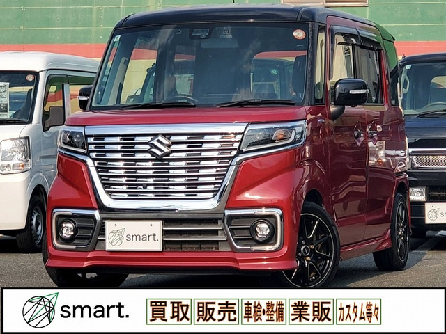 スペーシアカスタム ハイブリッド(HYBRID)  XSターボ セーフティS/2トーン/全方位M/ナビ