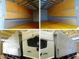 荷台内寸:626&times;240&times;242 トランテックス/W110M56 リア観音扉 落とし込みフック5対 左右セイコーラック ラッシングレール2段(58cm/140cm)/ベルト1個 荷室LED灯3個