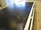 荷台内寸:302&times;161&times;38 三方開 左右セイコーラック ロープ穴3対 鳥居荷受けアルミ縞鋼板張り アーム式PG 600kg付