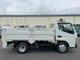 キャンター  垂直ゲート付3t積み平ボディー分割アオリ