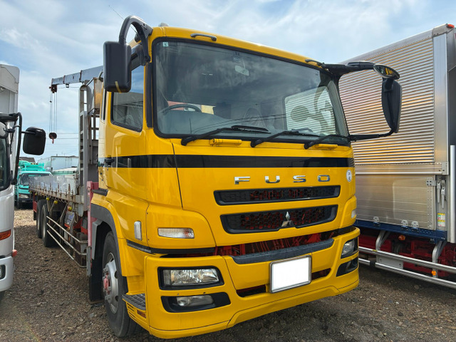 スーパーグレート クレーン 4段 ラジコン付3軸高床7速MT車検付き