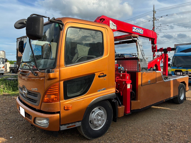 レンジャー クレーン 3段角足レッカー車6速MT車検付き