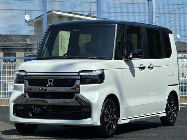 N-BOXカスタム コーディネートスタイル 2トーン 9インチホンダコネクトナビ/マルチビ...