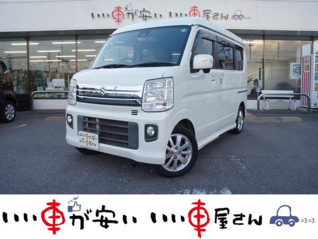 エブリイワゴン PZターボスペシャル ハイルーフ 4WD ☆ターボ☆4WD☆ナビ☆ETC☆電スラ