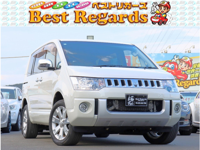 デリカD:5 2.2 シャモニー 4WD 車検整備付 7.7Mキロ 純正ナビ TV