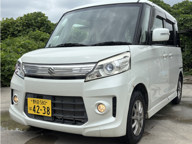 スペーシアカスタム XS イミングチェーン タイヤ新品 ナビTV