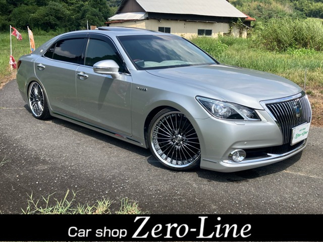 クラウンマジェスタ 3.5 Fバージョン サンルーフ 車高調 20インチアルミ