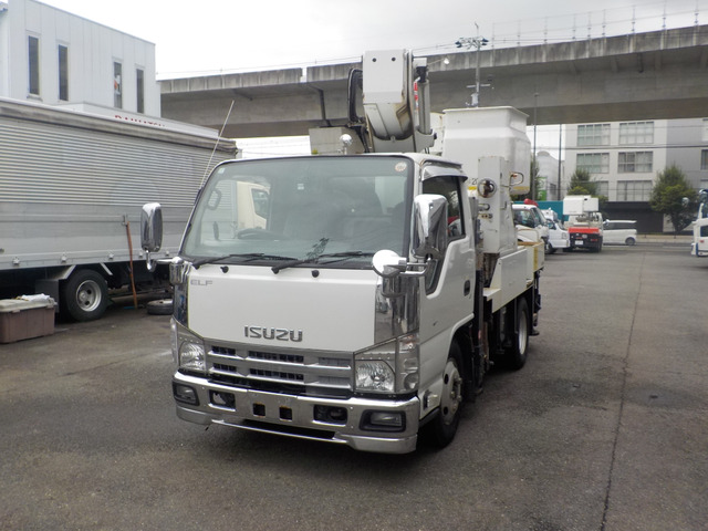 エルフ  高所作業車 地上高11m 巻取装置付